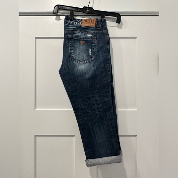 Guess Jeans Cropped Distressed Jeans Size 30 - Picture 4 of 4